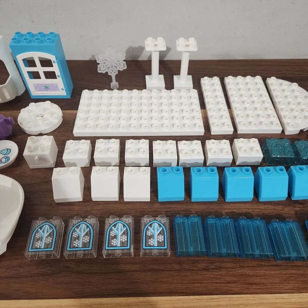 Lego Duplo 10899 Disney Frozen Ice Castle Incomplete Set 47 Pieces Olaf